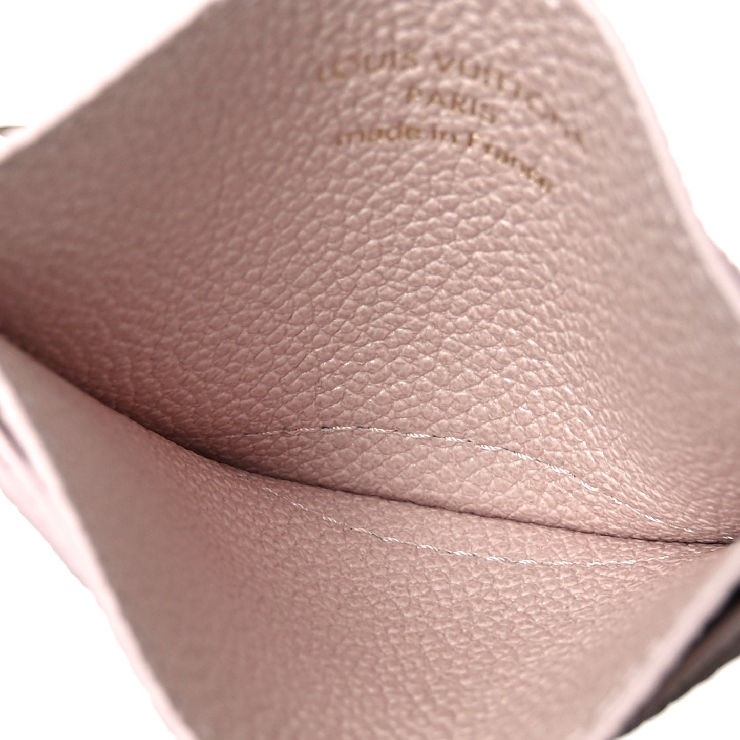 Empreinte Monogram LV Charms Card Holder Snowy Pearl