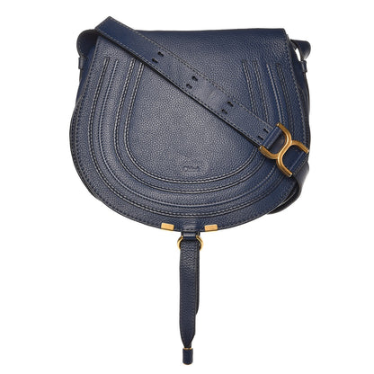 Chloe Calfskin Medium Marcie Round Crossbody Bag Royal Navy 1 of 8