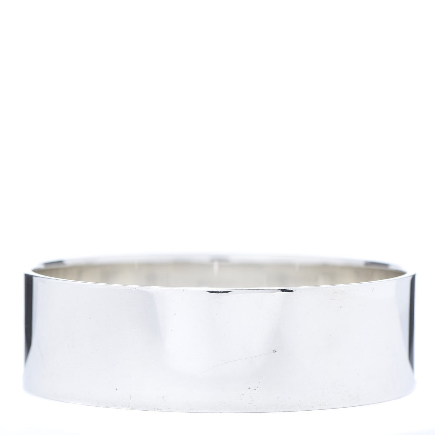 Sterling Silver Diamond Wide Locks Bangle Bracelet