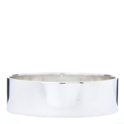 Tiffany Sterling Silver Diamond Wide Locks Bangle Bracelet 3 of 7