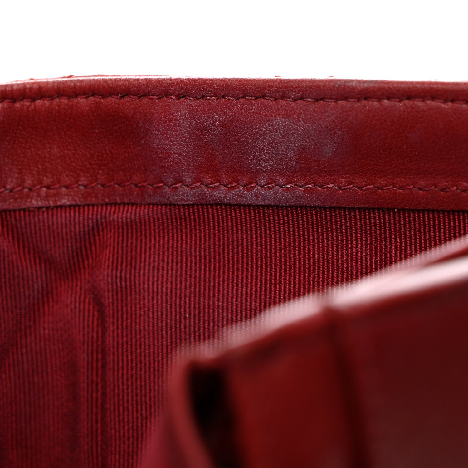 Chanel Lambskin Quilted Yen Wallet Orange 16 of 18