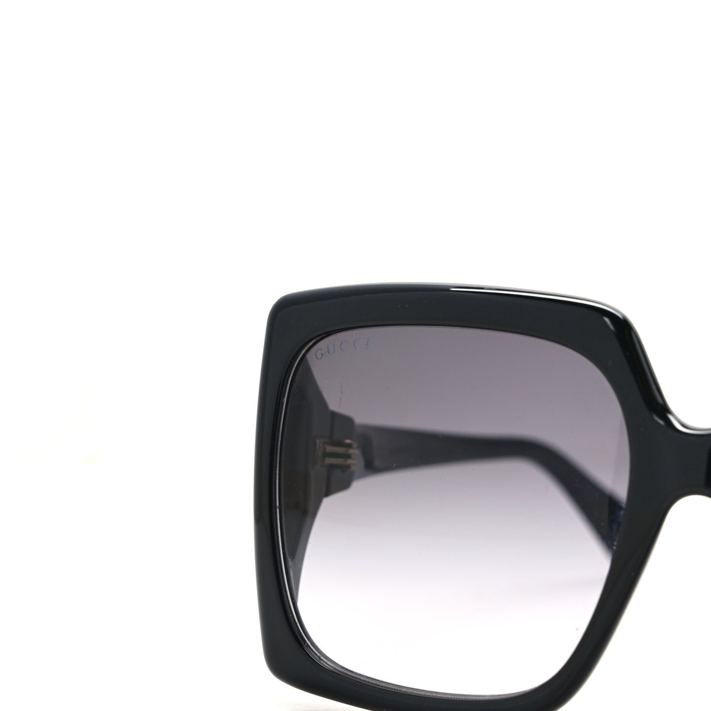 Acetate Square Frame Sunglasses GG0876S Black