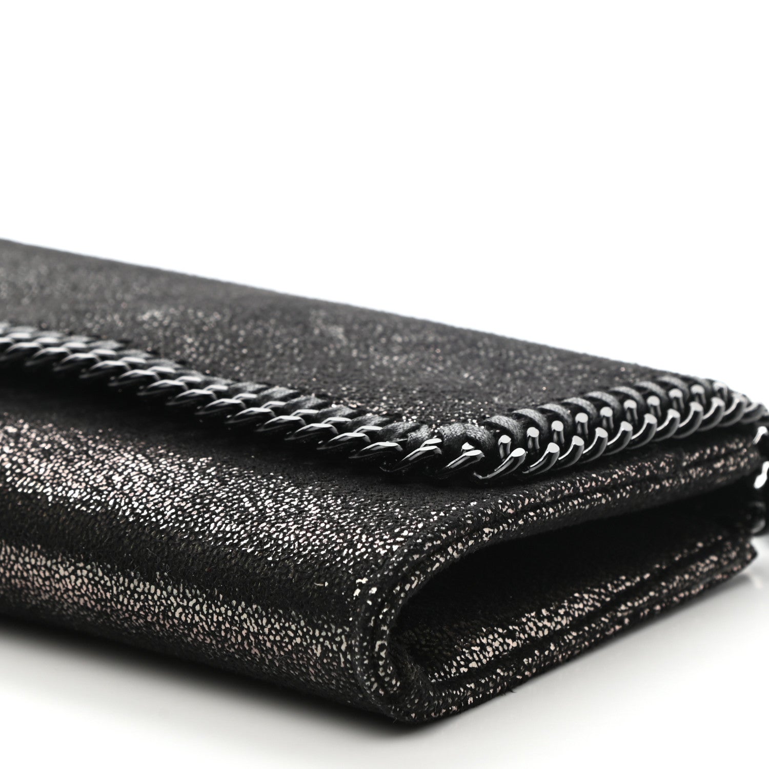 Stella McCartney Shaggy Deer Falabella Crossbody Wallet On Chain Black 11 of 11