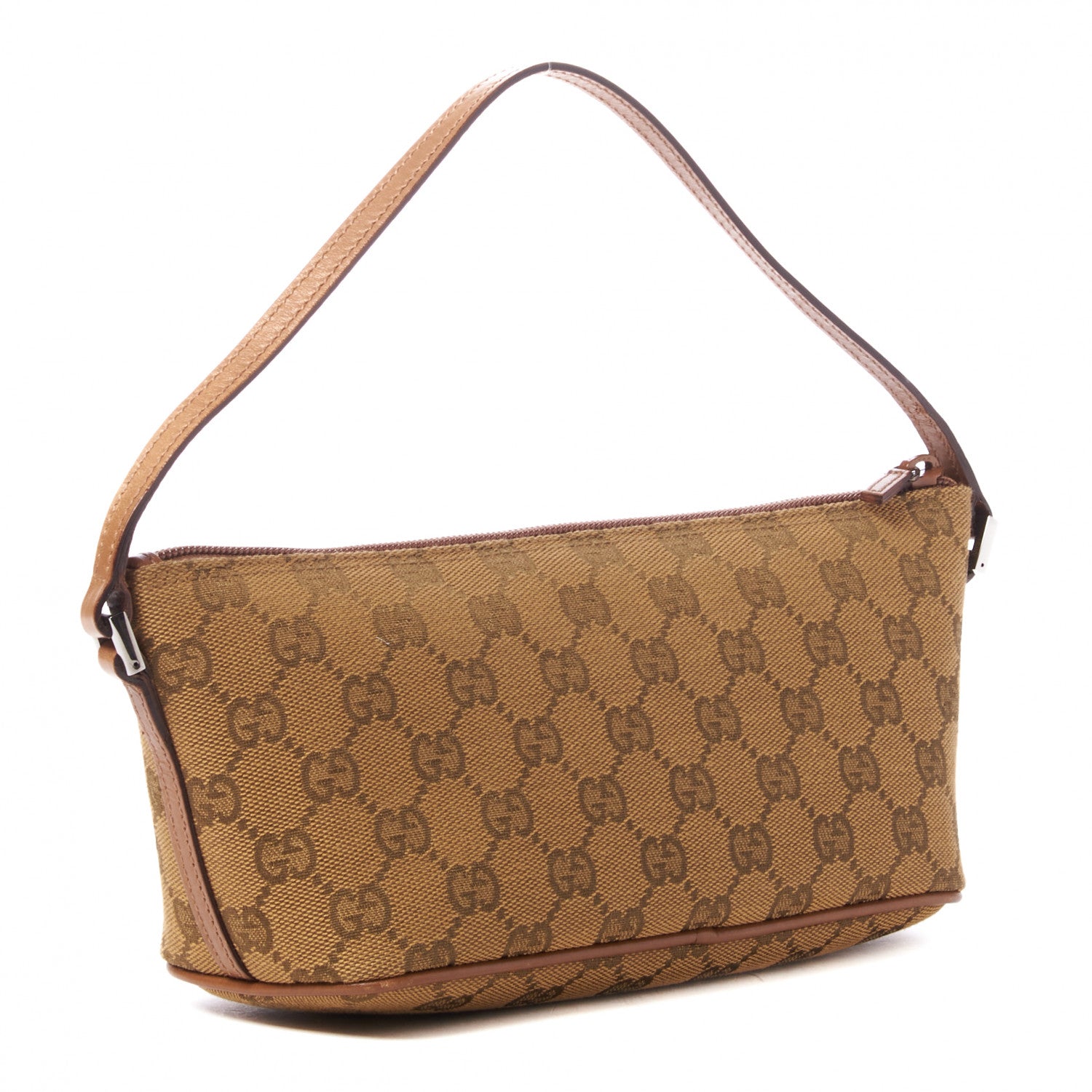 Gucci Monogram Boat Pochette Brown 2 of 9
