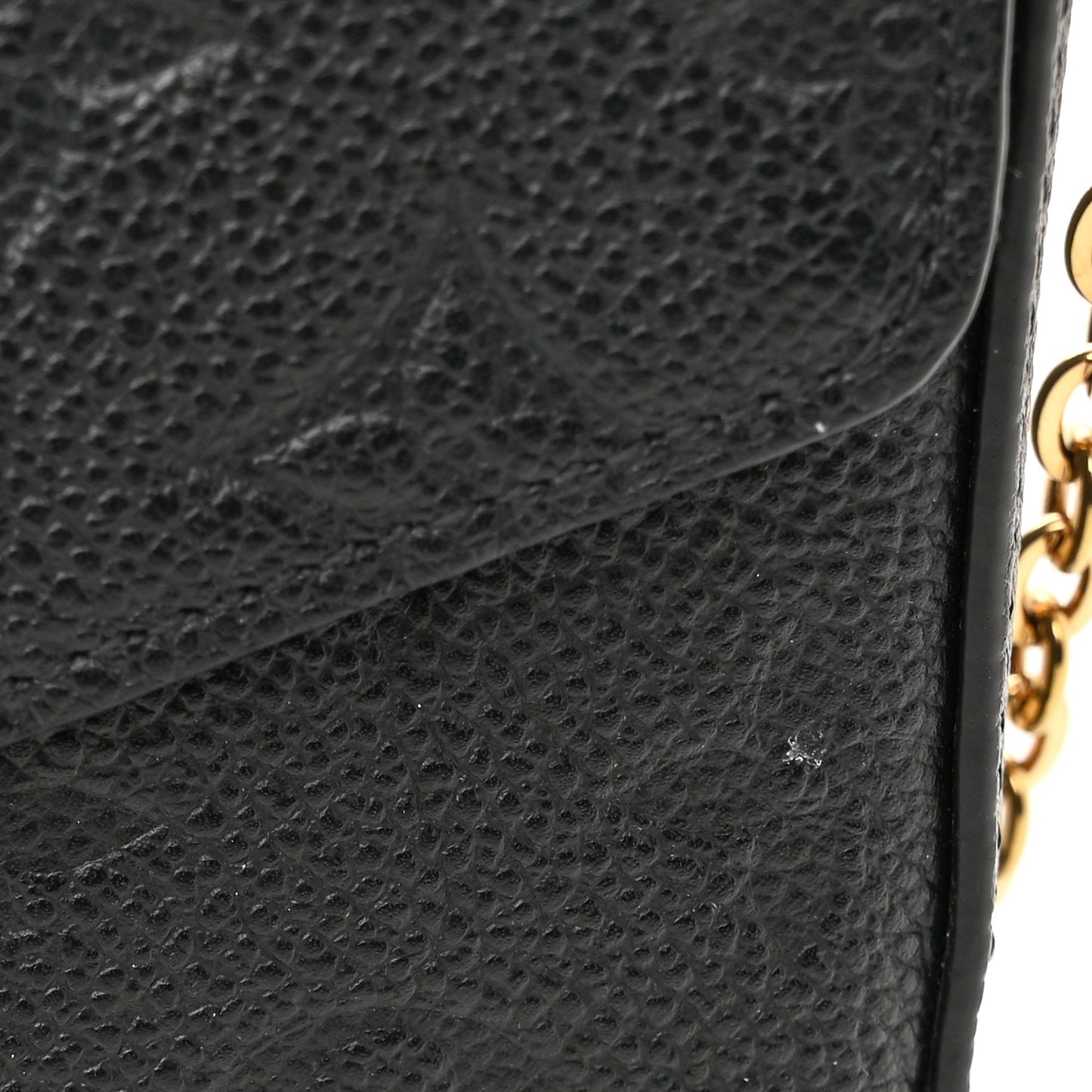 Empreinte Pochette Felicie Chain Wallet Black