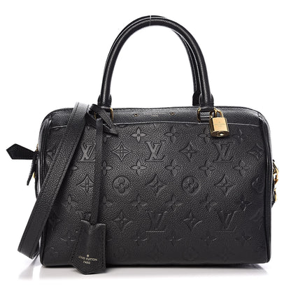 Louis Vuitton Empreinte Speedy Bandouliere 25 NM Black 1 of 11