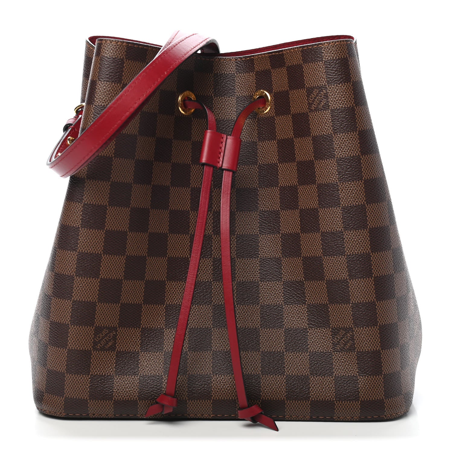 Louis Vuitton Damier Ebene Neonoe MM Cherry Berry 1 of 8