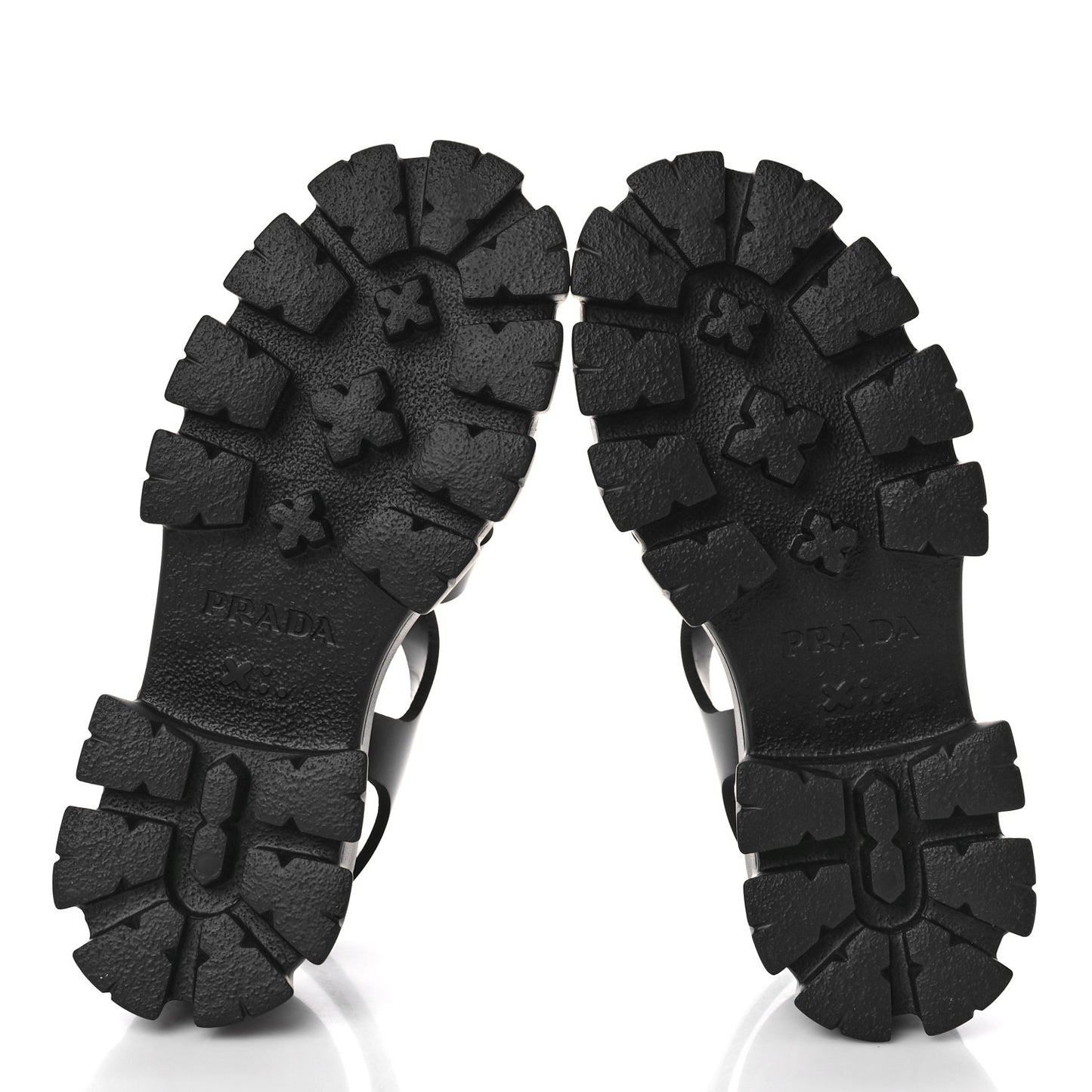 Foam Rubber Triangle Logo Monolith 55mm Cage Sandals 36 Black