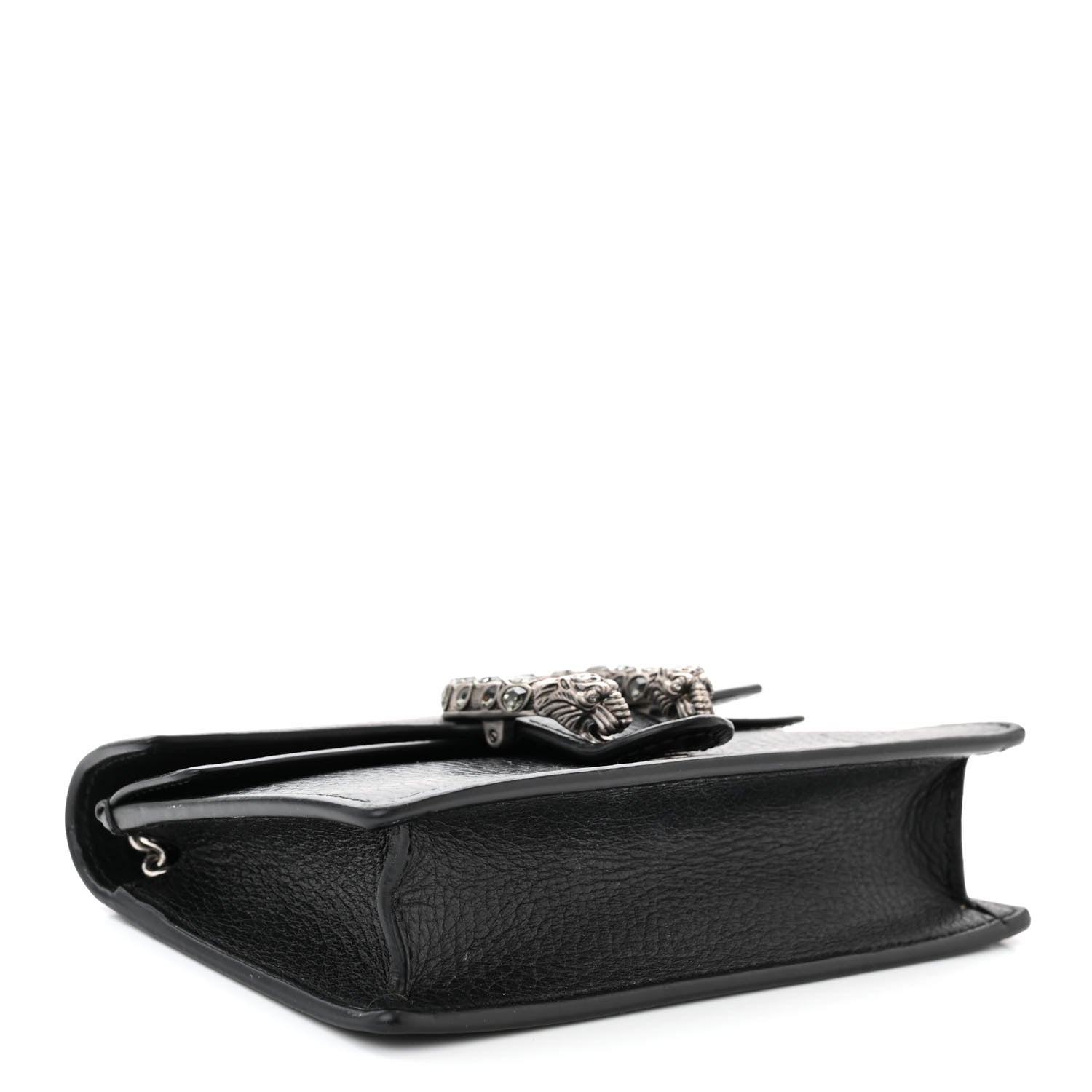 Gucci Calfskin Super Mini Dionysus Shoulder Bag Black 4 of 10