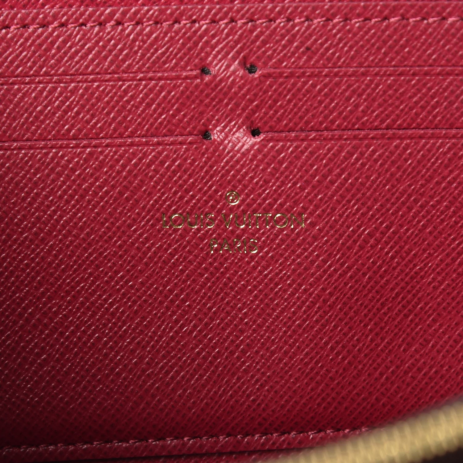 Louis Vuitton Monogram Clemence Wallet Fuchsia 6 of 7