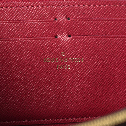 Louis Vuitton Monogram Clemence Wallet Fuchsia 6 of 7