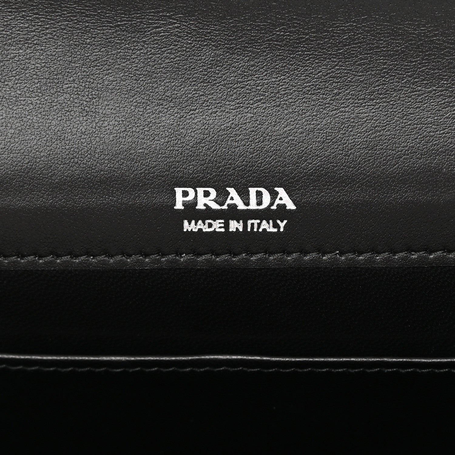 Prada Saffiano City Calf Mini Envelope Bag Black 7 of 14