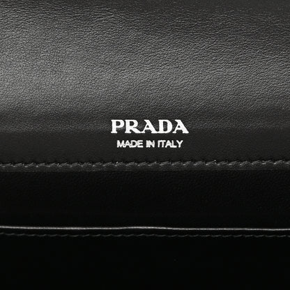 Prada Saffiano City Calf Mini Envelope Bag Black 7 of 14