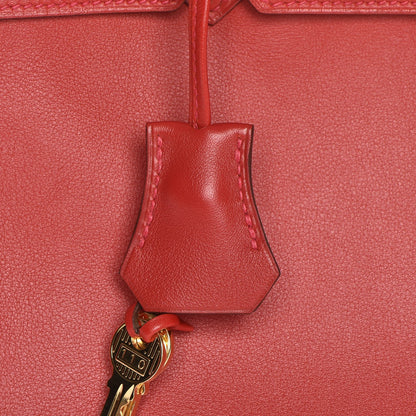 Hermes Swift Birkin 25 Vermillion 8 of 29