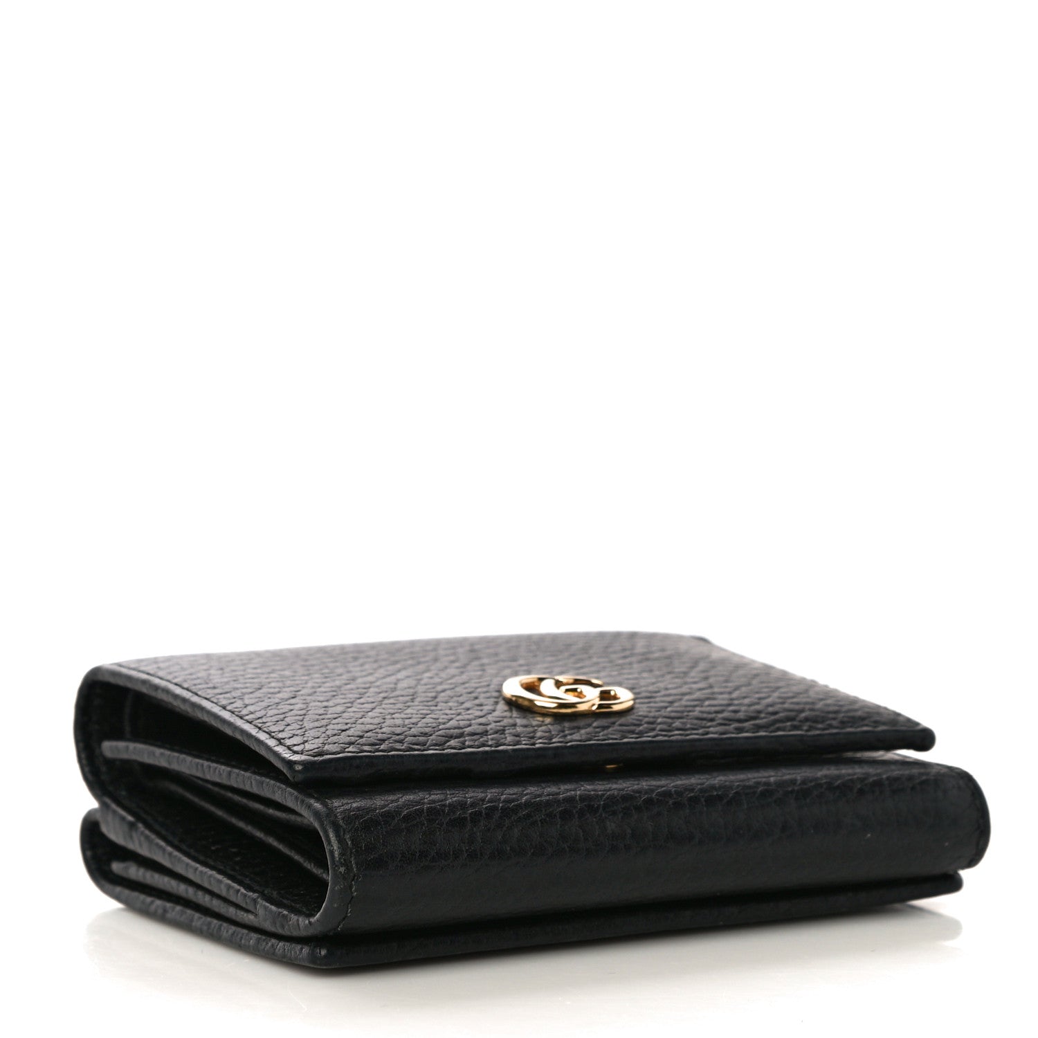 Gucci Dollar Calfskin GG Marmont Wallet Black 4 of 10