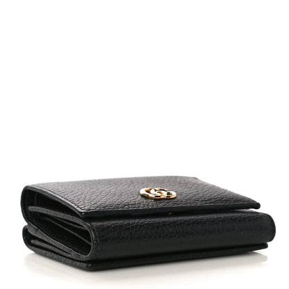 Gucci Dollar Calfskin GG Marmont Wallet Black 4 of 10