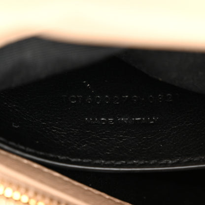 Saint Laurent Sheepskin Matelasse Chevron Monogram Medium College Bag Dark Beige 7 of 15