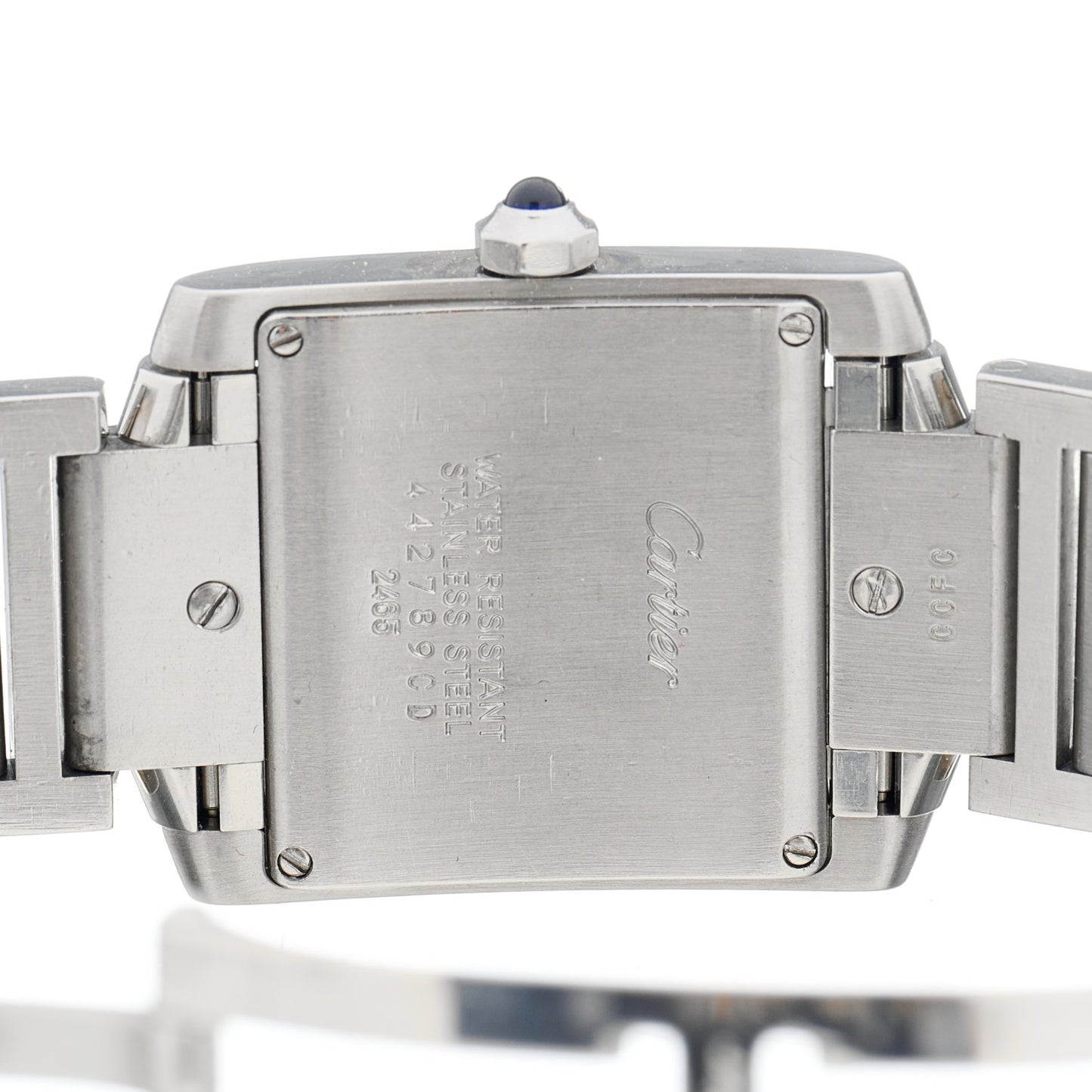 Stainless Steel 25mm Tank Francaise Quartz Watch