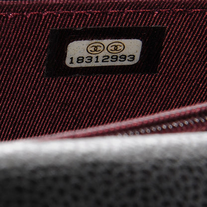 Chanel Caviar Quilted Travel Wallet Black 8 of 8