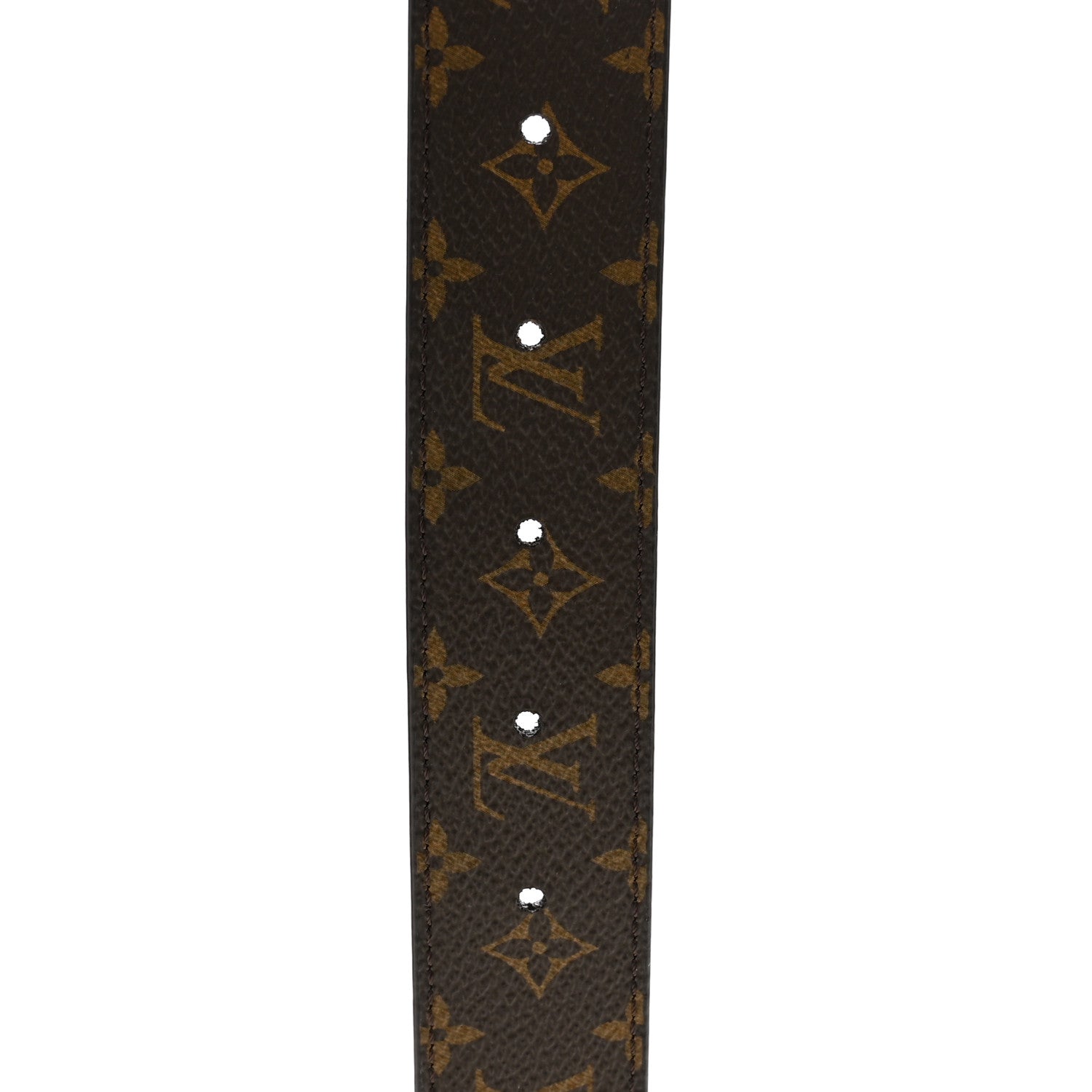Louis Vuitton Calfskin Monogram 30mm Flowergram Reversible Belt 85 34 Black 3 of 4