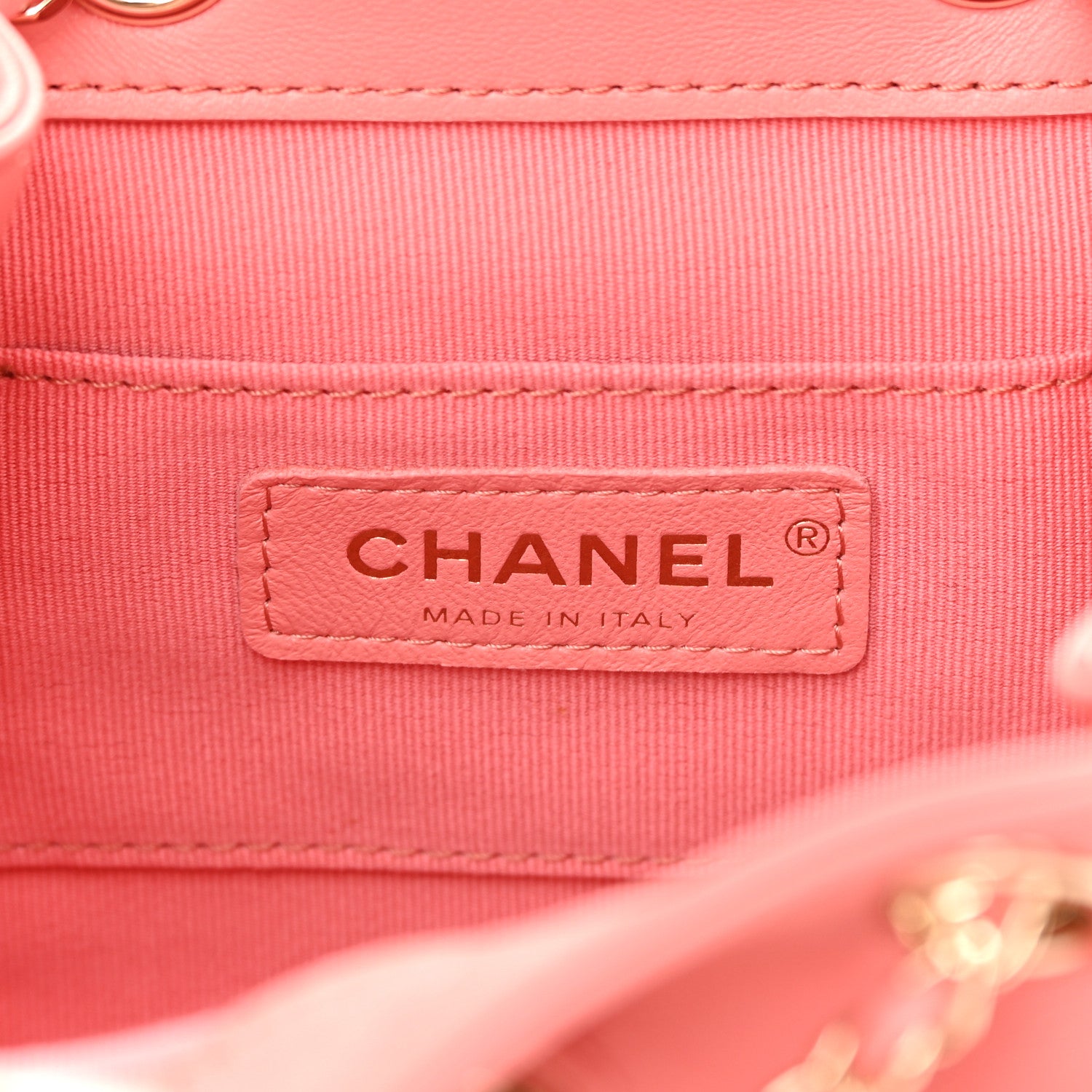 Chanel Lambskin Quilted Small Duma Drawstring Backpack Pink 6 of 11