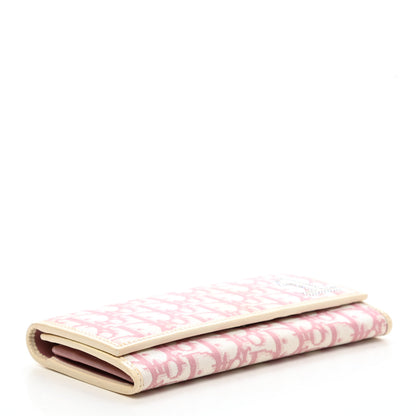 Christian Dior Monogram Girly Flap Wallet Pink 4 of 9