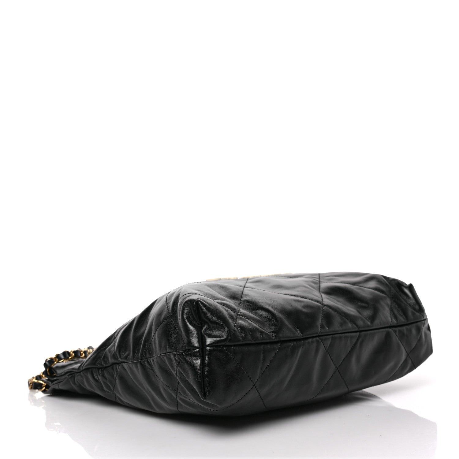 Chanel Calfskin Quilted Small Chanel 22 Black 4 of 9