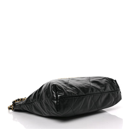 Chanel Calfskin Quilted Small Chanel 22 Black 4 of 9