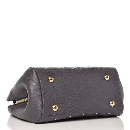 Louis Vuitton Empreinte Studded Montaigne BB Gris Silver 4 of 7