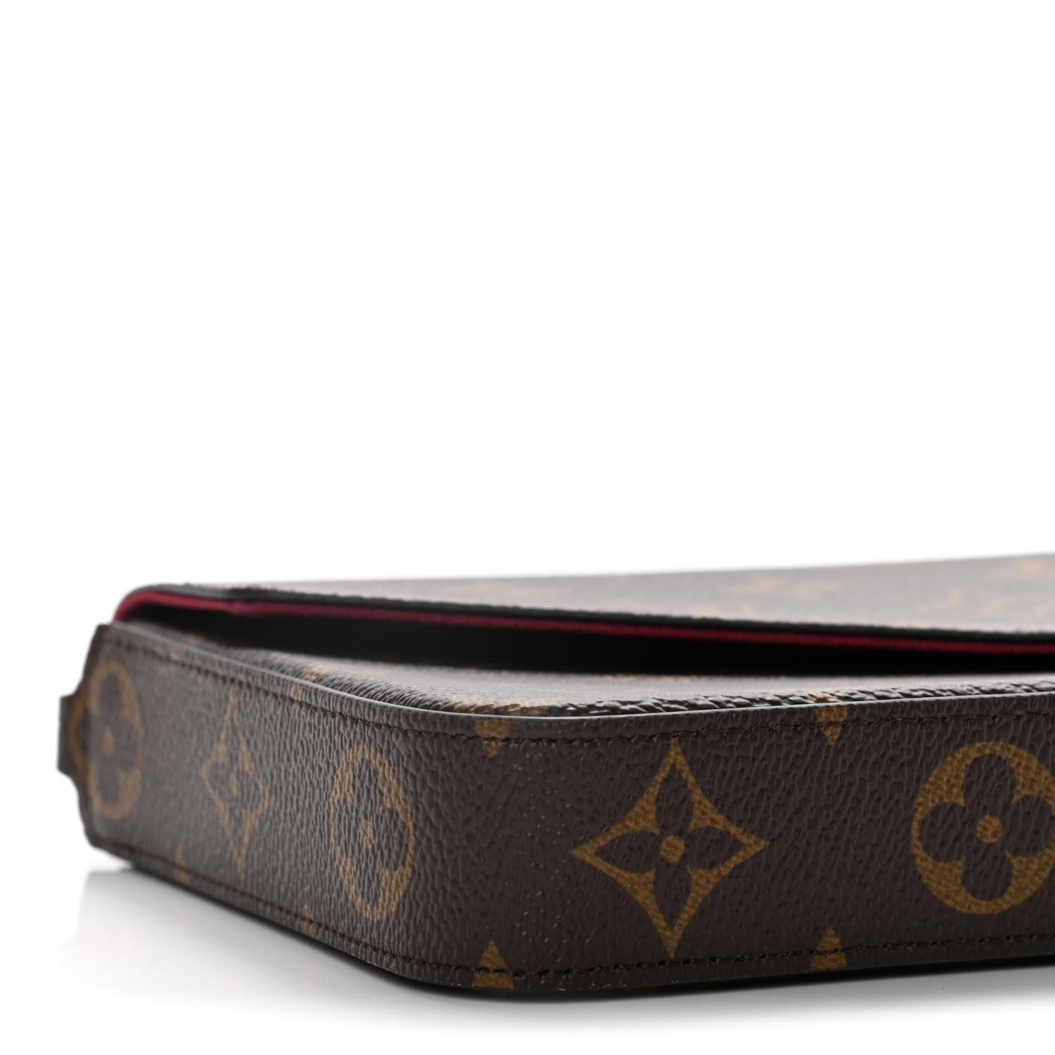 Louis Vuitton Monogram Pochette Felicie Chain Wallet Fuchsia 8 of 13