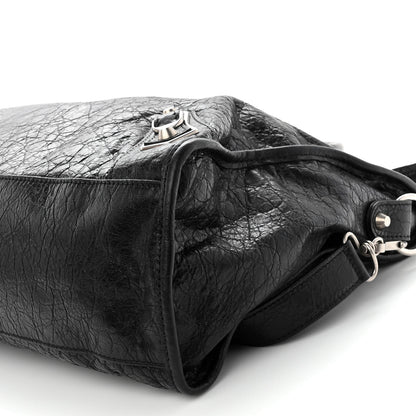 Balenciaga Agneau Silver Metallic Edge Hardware City Black 9 of 9