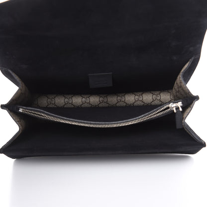 Gucci GG Supreme Monogram Crystal Small Dionysus Shoulder Bag Black 5 of 12