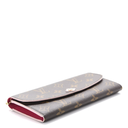 Louis Vuitton Monogram Bloom Flower Emilie Wallet 4 of 10