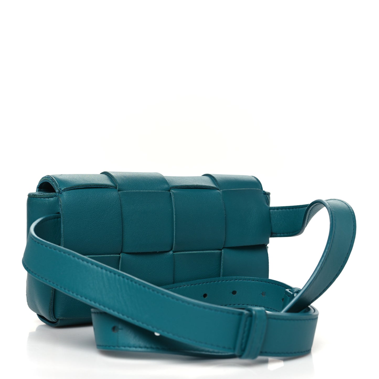Nappa Maxi Intreccio The Belt Cassette Bag Mermaid