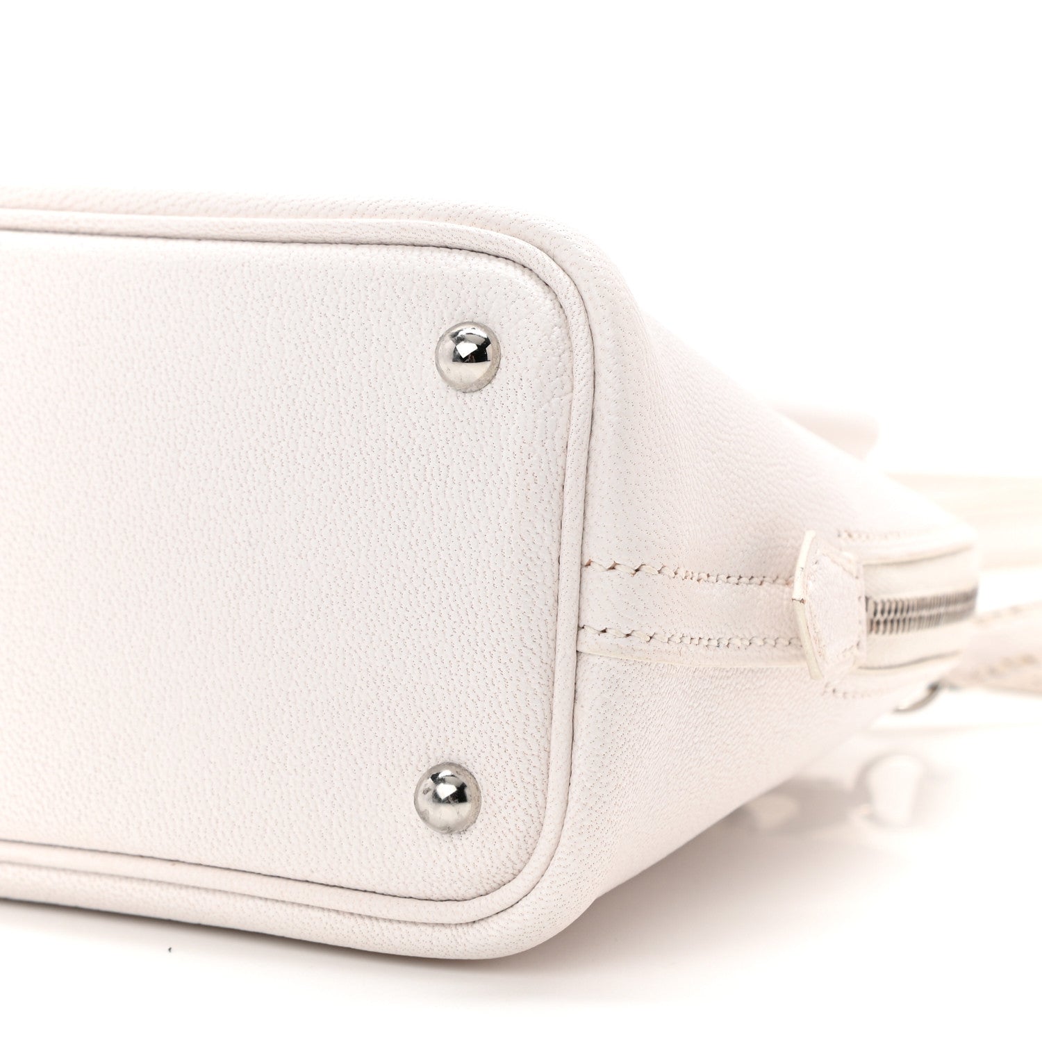 Hermes Chevre Mysore Mini 1923 Bolide White 9 of 12