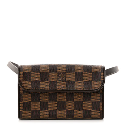 Louis Vuitton Damier Ebene Pochette Florentine XS 1 of 10