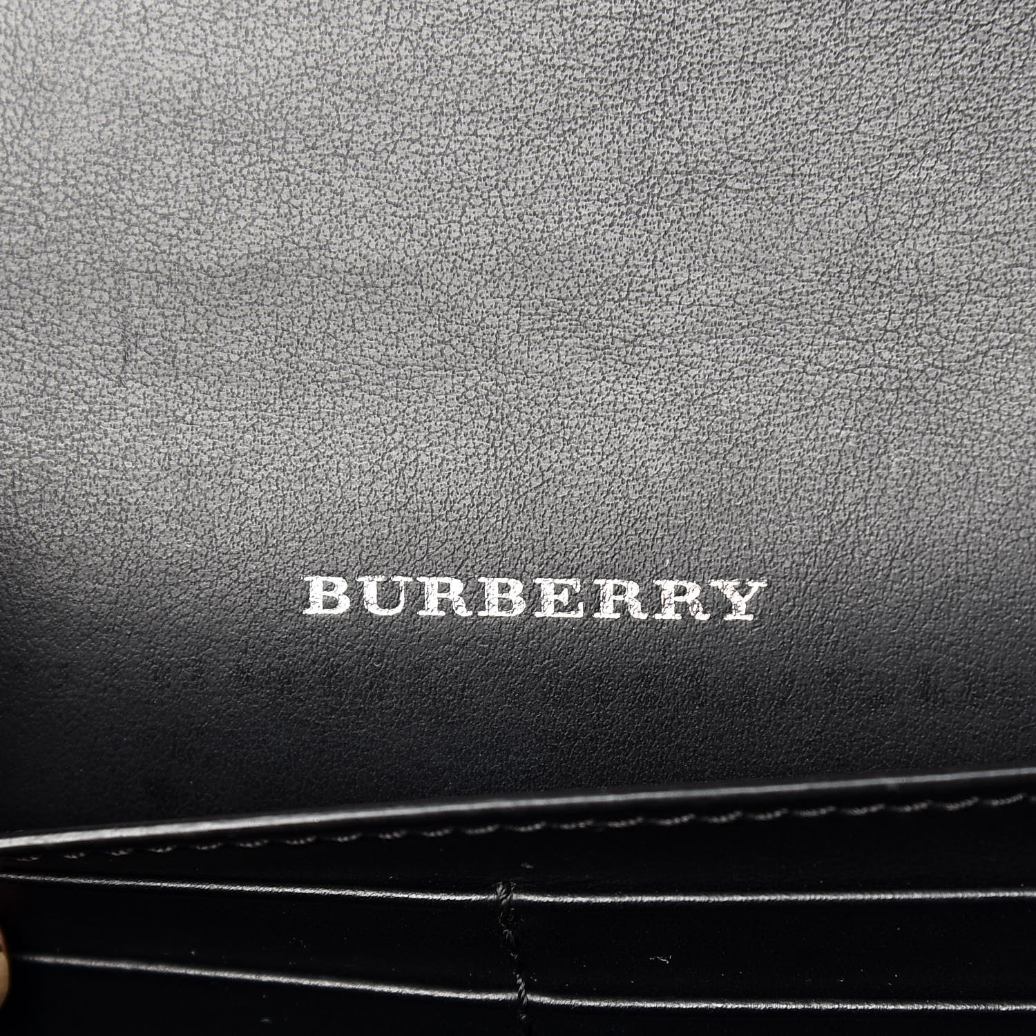 Burberry Calfskin Perforated Logo Hampshire Crossbody Black 6 of 9