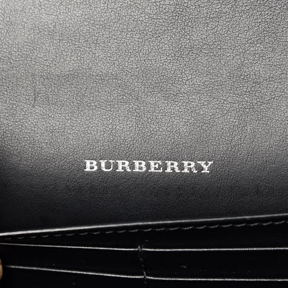 Burberry Calfskin Perforated Logo Hampshire Crossbody Black 6 of 9