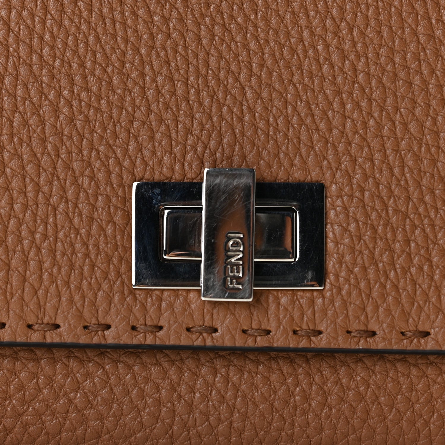 Fendi Cuoio Romano Selleria Peekaboo Continental Wallet Mou 11 of 11