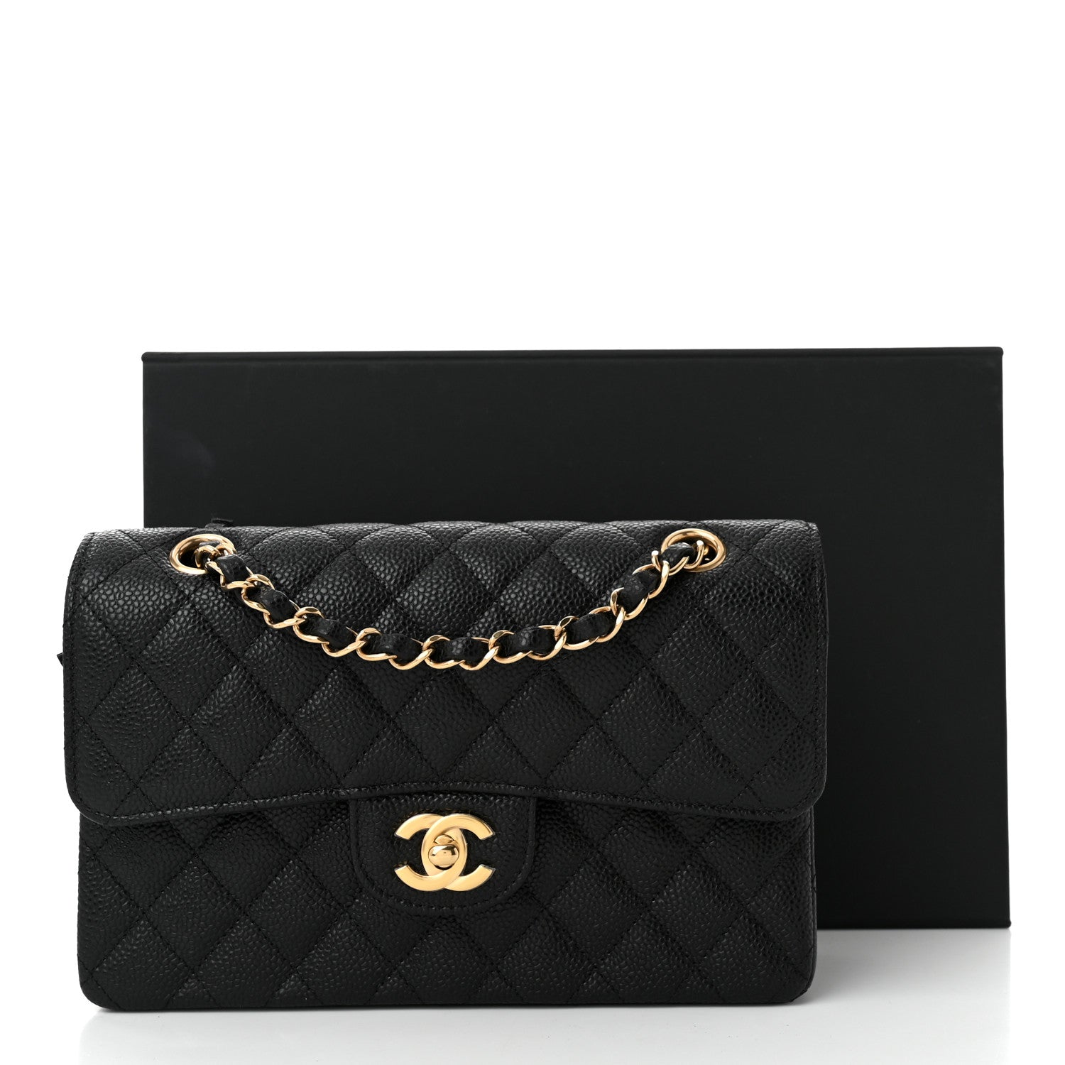Chanel Caviar Quilted Small Double Flap Black 11 of 11