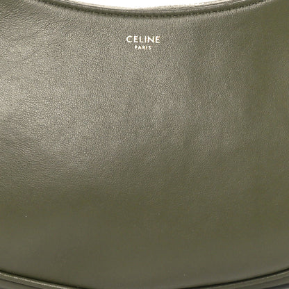 Celine Smooth Calfskin Medium Strap Ava Shoulder Bag Dark Olive 7 of 10