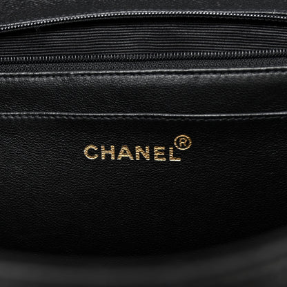 Chanel Caviar Quilted Briefcase Laptop Bag Black 6 of 10