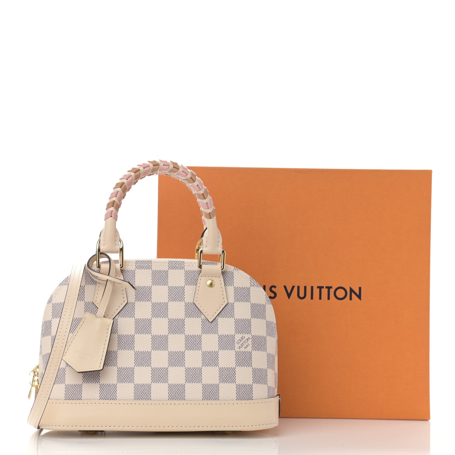 Louis Vuitton Damier Azur Braided Alma BB 12 of 12