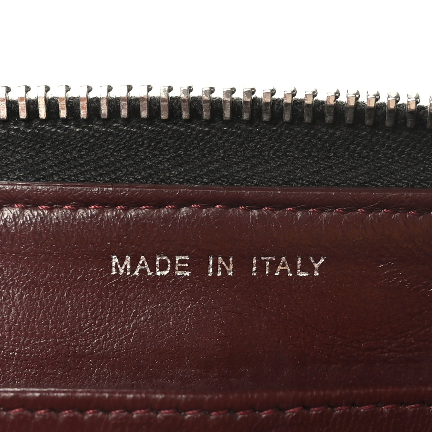 Lambskin Quilted Large Gusset Zip Around Wallet Black