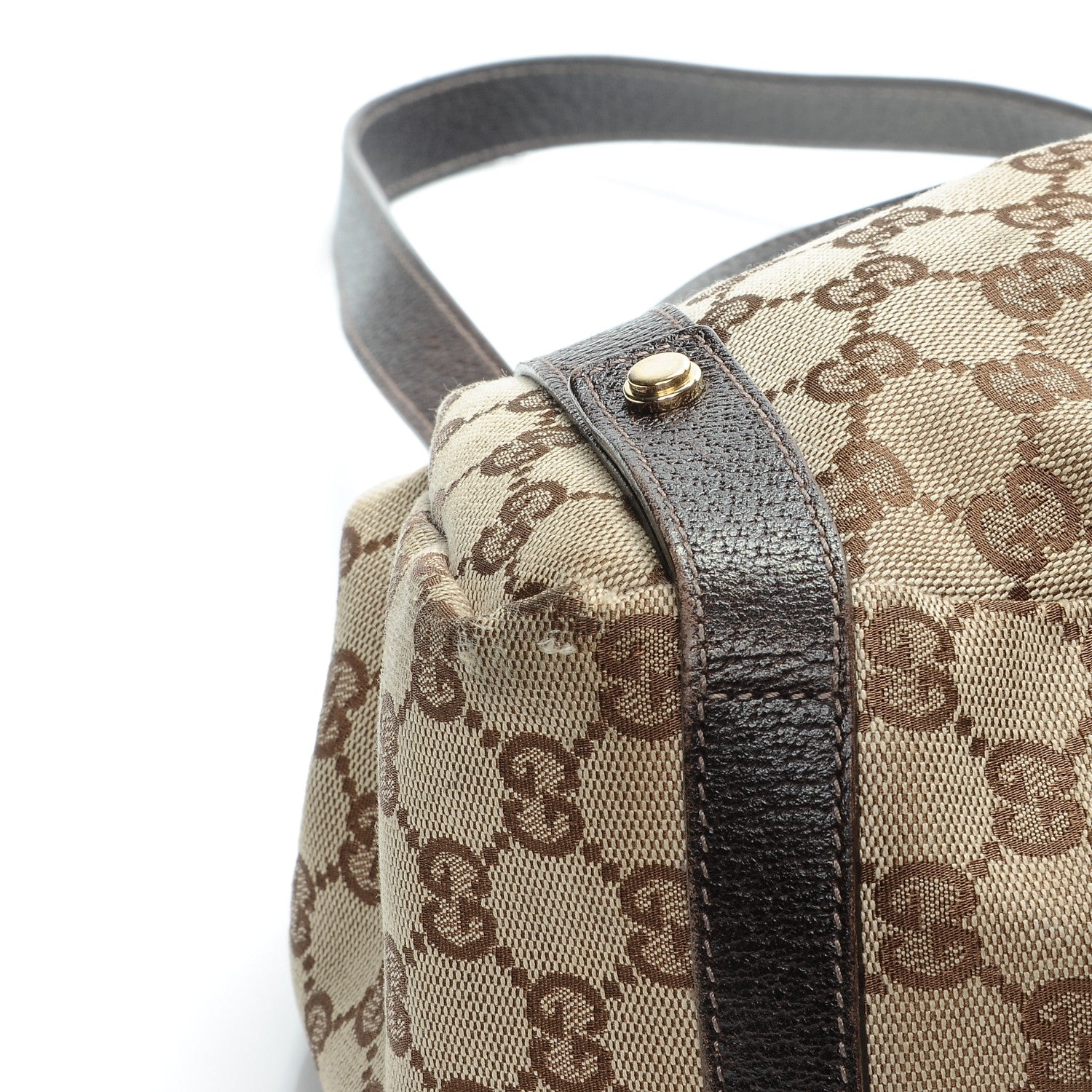 Gucci Monogram Medium Abbey Shoulder Bag Dark Brown 8 of 11