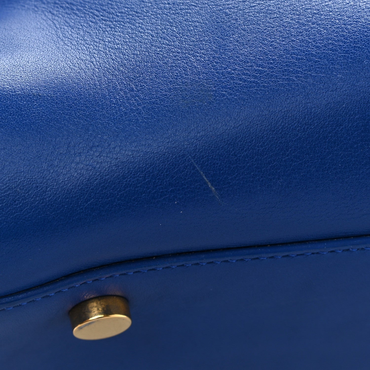 Saint Laurent Calfskin Small Sac De Jour Blue Majorelle 15 of 15