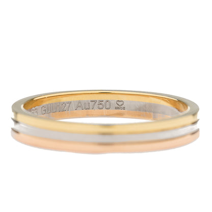 Cartier 18K Pink White Yellow Gold 3.5mm Vendome Louis Cartier Wedding Band Ring 63 10.25 5 of 6