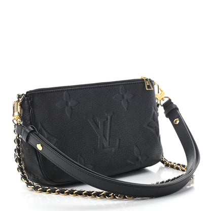 Louis Vuitton Empreinte Monogram Giant Multi Pochette Accessories Black 2 of 8