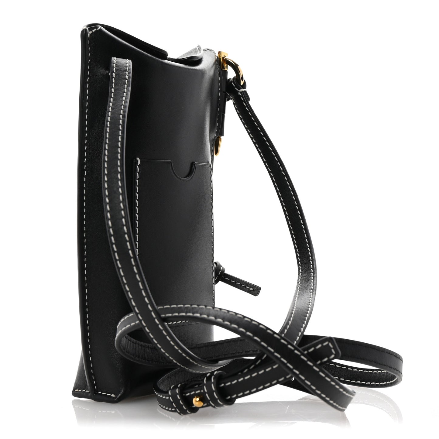 Smooth Calfskin Mini Gate Pocket Black