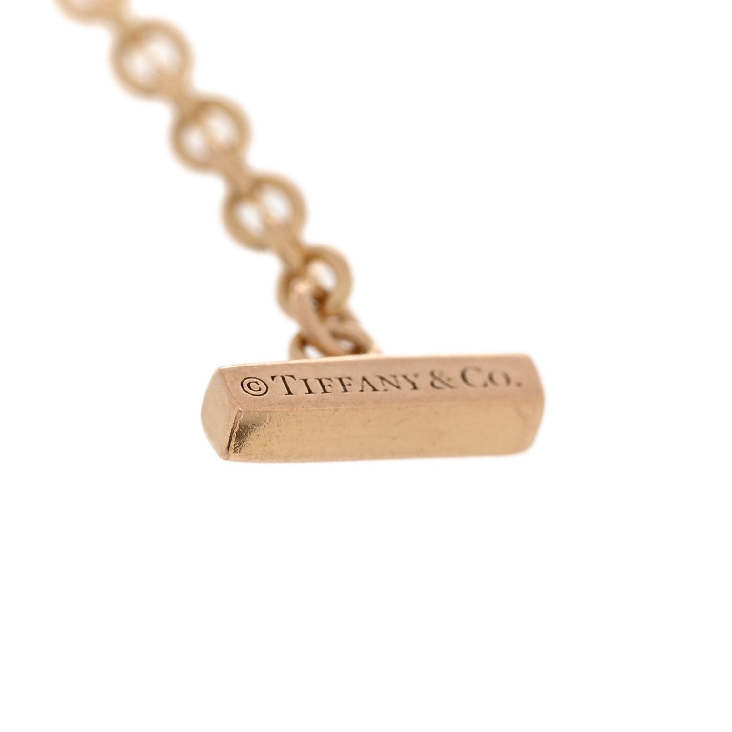Tiffany 18K Rose Gold T Smile Bracelet 3 of 3